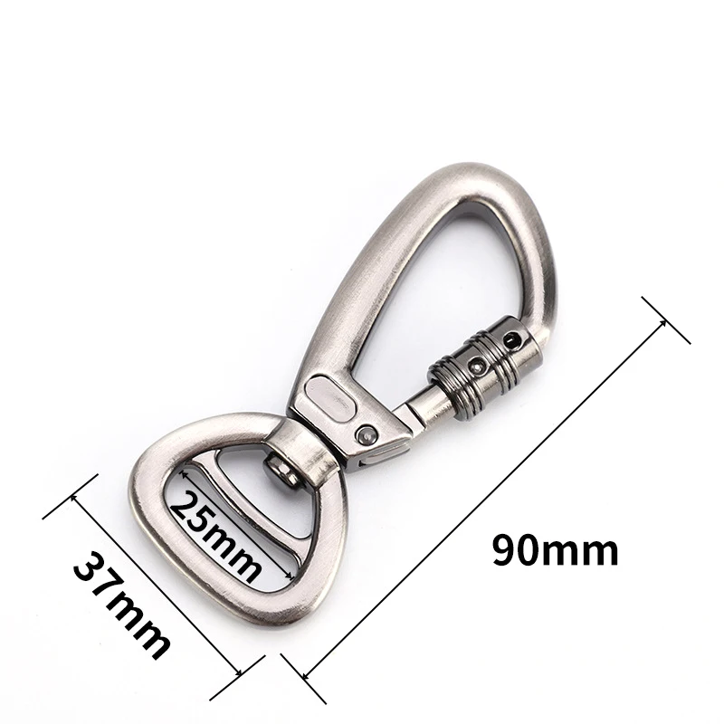 Custom Small Dog Leash Swivel Carabiner Aluminum Swivel Lock Carabiner
