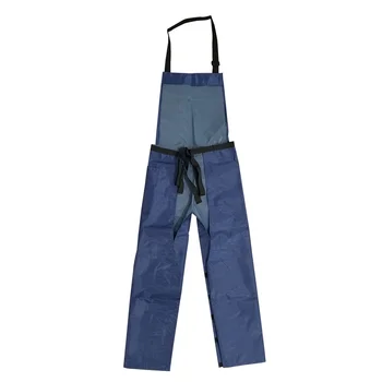 CL1004 Wholesale Customized Blue Waterproof Chaps Working bib Pants Cleaning Washing Work Apron