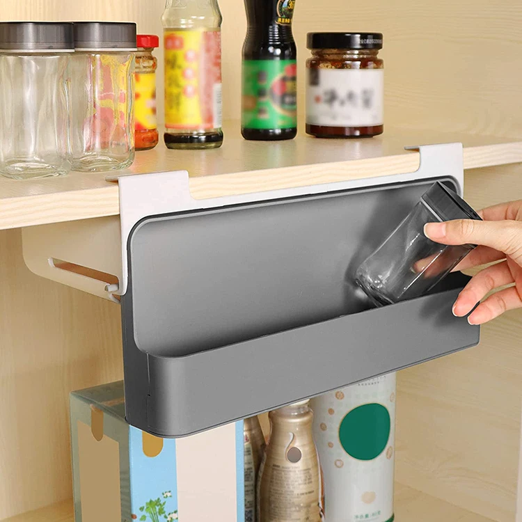 Plastic Wall Mounted Pull Out Drawer Spice Storage Holder