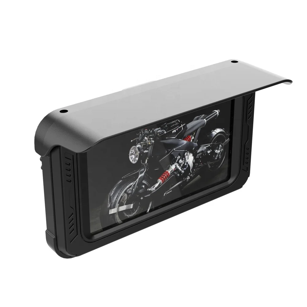 TIYPEOR Navigation Motorcycle Waterproof Apple Carplay Display Screen Portable Motorcycle Wireless Android Auto Monitor