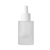 Transparent Frosted Bottle +White Dropper