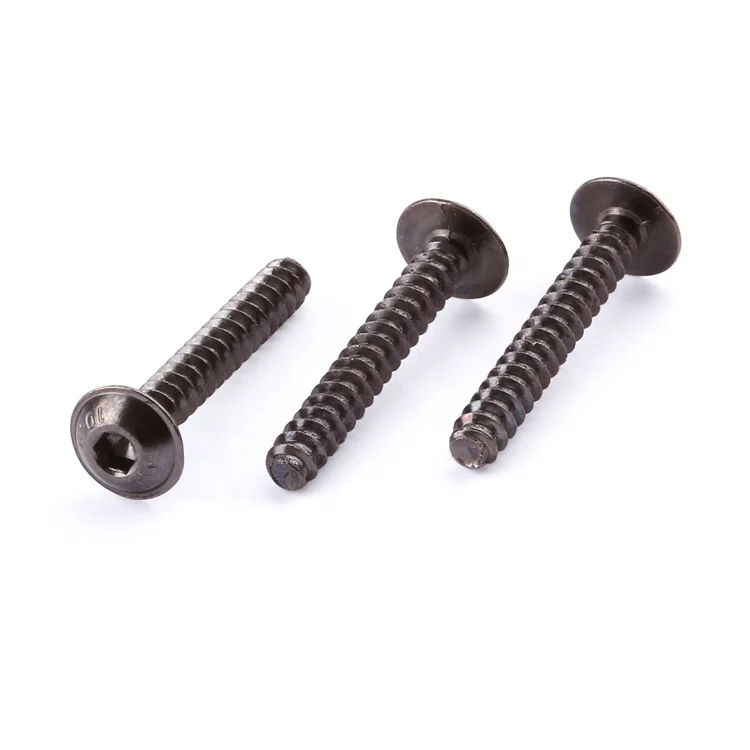 12.9 grade DIN7380 ISO7380 round head hexagon socket screws half round cup screws pan head screws