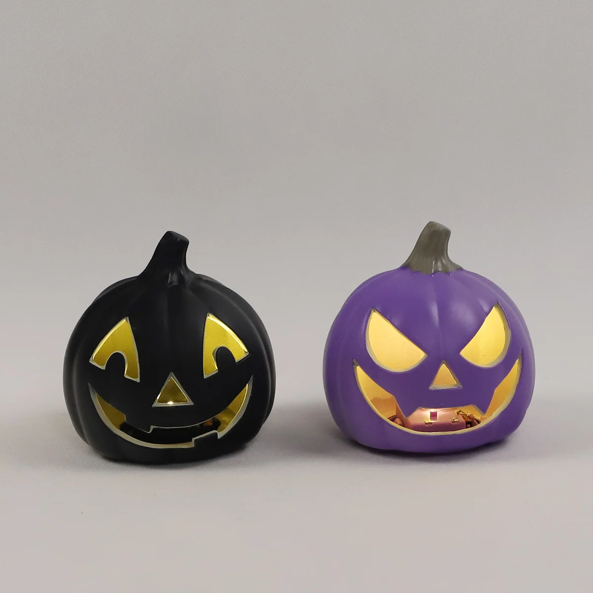 Multi-colored Smiling Pumpkin PP Plastic Halloween Decoration Home Garden Lighted Up Holiday Gifts Cheap