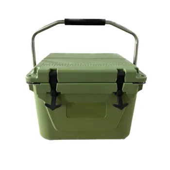 dark  green 20QT  hard cooler outdoor car refrigerator Car Seriec  cooler box