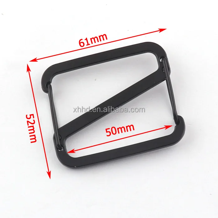 New Black 8shaped Metal Alloy Sshaped Mountaineering Buckle Double