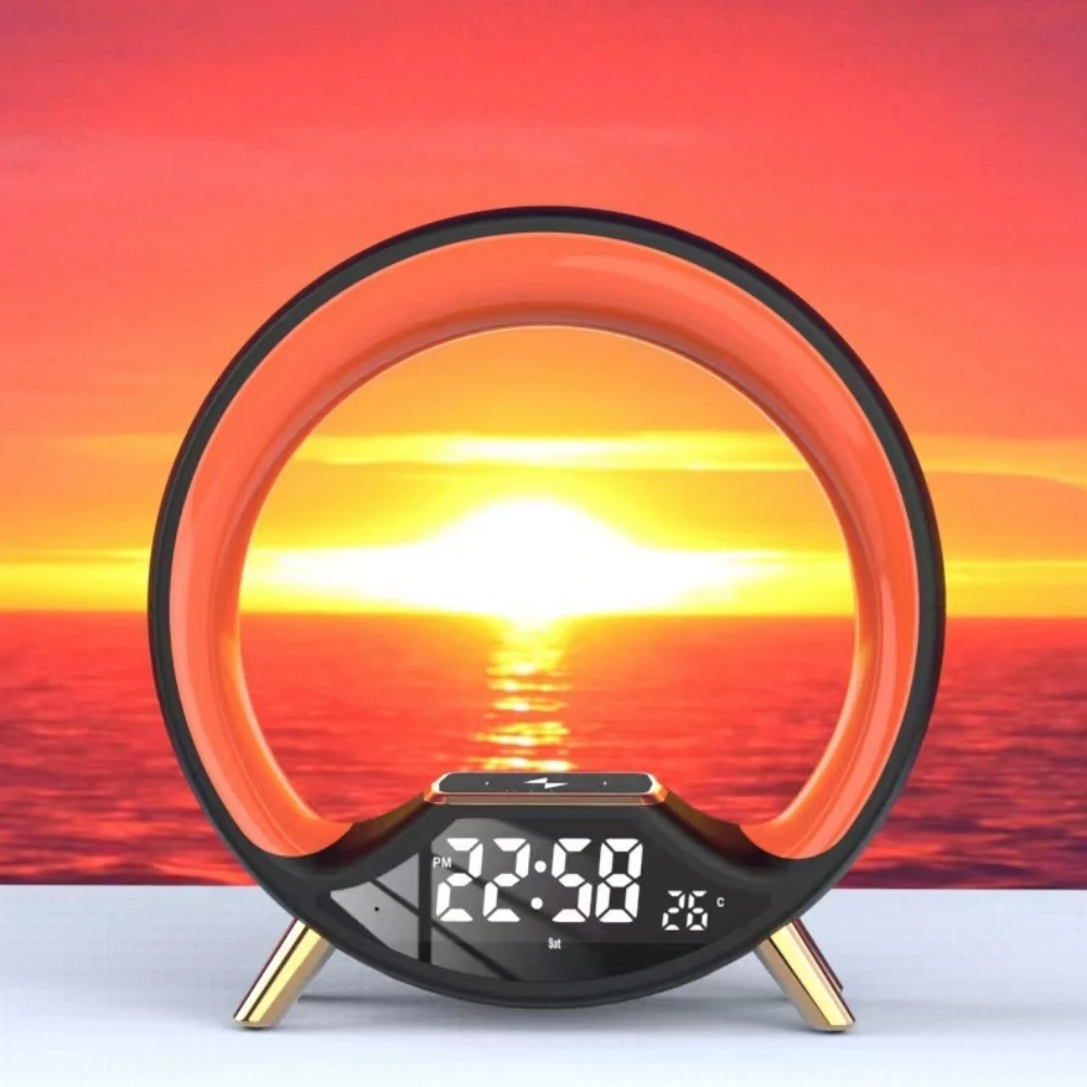 Smart Light Sound Machine Charger Sunrise Alarm Clock Wake up Light with Touch Control