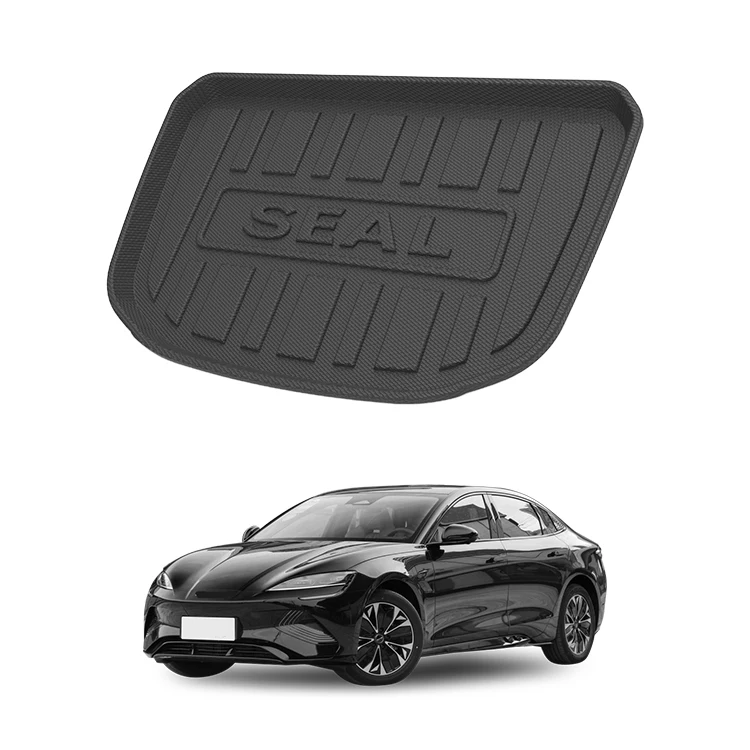 Car Interior Part Floor Mat Down Anti-Slip TPO Waterproof Floor Liners Trunk Mat For BYD Seal Accessories