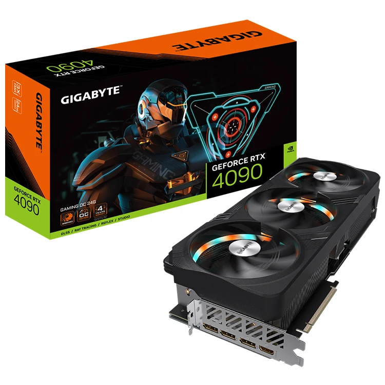 中古美品 GIGABYTE GeForce RTX 4090 24G GIGABYTE GeForce RTX 4090 GAMING OC 24G 中古 グラフィックスカード