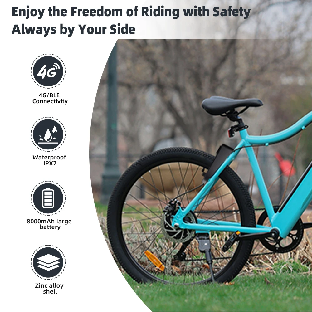 Custom Smart Qr Code BLE GPS GPRS Sharing Bicycle E Bike Rental System Mobile APP Control Smart Lock With Alarm