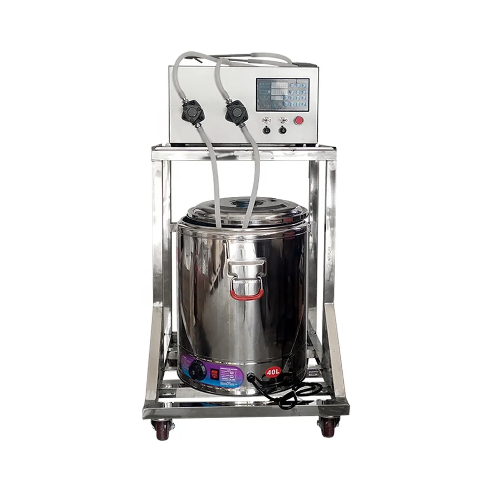 Semi Auto Desktop Candle Making Hot Paraffin Wax Pouring Machine, Small Diffuser Filling Heat Pumper Wax Dispenser