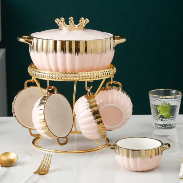 Original Bunzlauer Keramik Suppenterrine 5.0 Liter Im Dekor 41 - View #5