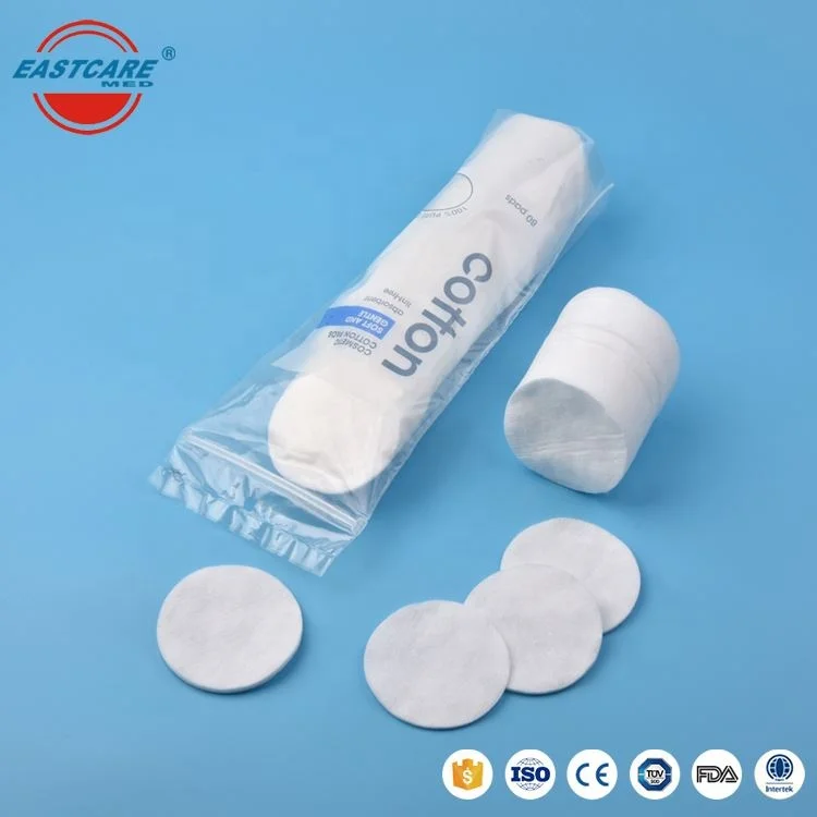 Oem Surface Lint Free Face Cosmetic Daily Pad Facial Spunlace Cotton