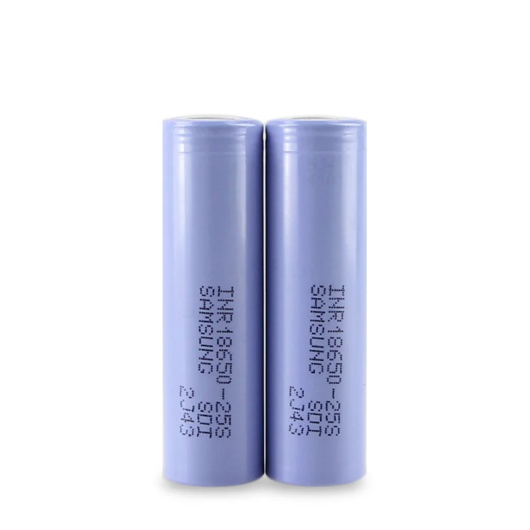 China warehouse authentic 25S 18650 battery 3.7v 25S 2500 mah 20A lithium ion battery for Samsung