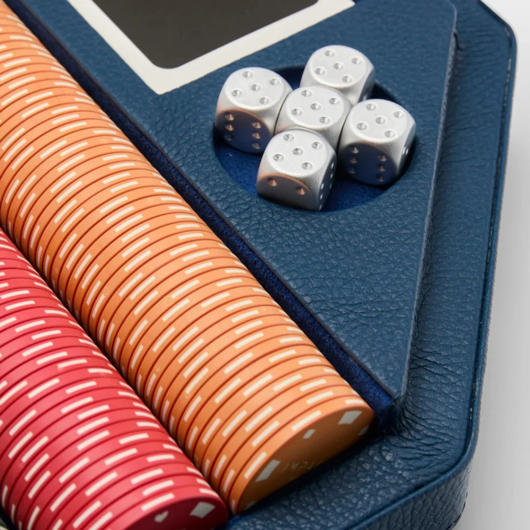 500-1000 шт. набор для Покера из Веганской кожи