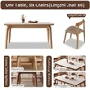 18m dining table + 6 ganoderma chairs