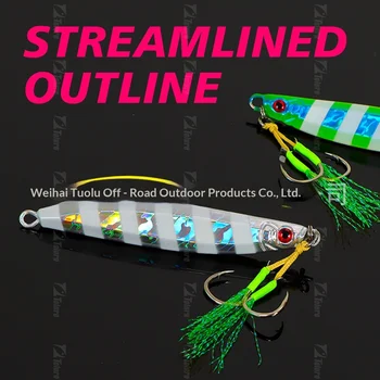 CHEERY Hot-Selling 30g-80g Lead Artificial Hard Bait Lure for Boat Sea Fishing Long-Distance Casting Targeting Spanish Mackerel – Hard Lure – view 4