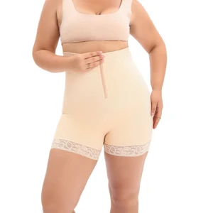 Customizable High-Waist Body-Shaping Tummy-Tightening Pants with Zipper Butt-Lifting and Hip-Shrinking Features