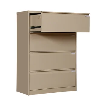 4 Drawers Steel Storage 2/3/4 Drawer File Cabinets Office School Metal