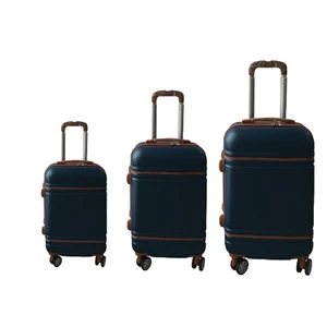 Wholesale Contrast Design Hard Shell Abs Luggage Travel Luggage Bags Custom Brand Pc Suitcase