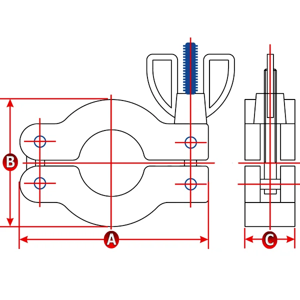 Фланец kf16 чертеж