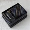 Juego de caja de regalo kk retro italiano color café