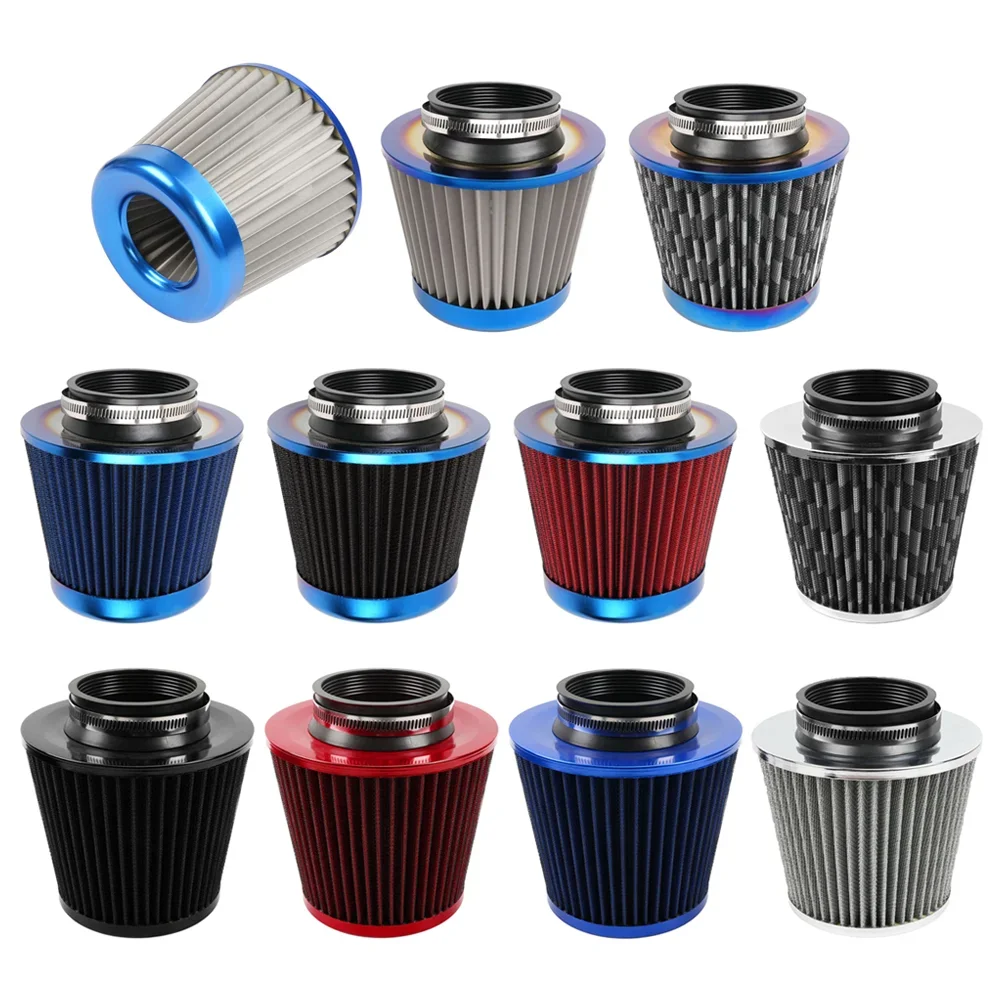 Universal High Flow Cold Air Intake Filter Sport Air Filters Power Mesh