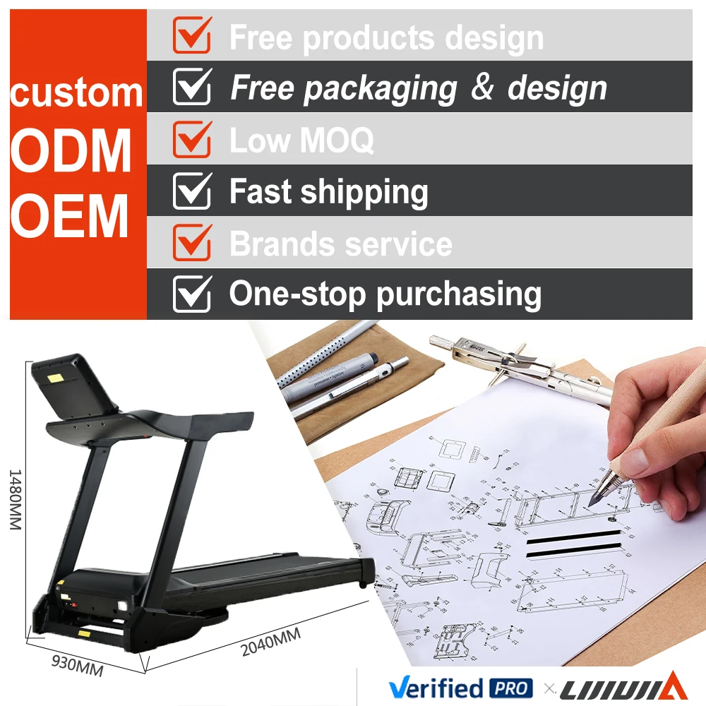 Multi-function Running Machine Hot Sell Fitness Equipment Body Building Electric Life Power Comercial Treadmill