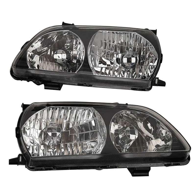 Car Headlight, Crystal Headlight Suitable for Toyota IPSUM SXM10 1998 1999 2000 2PCS