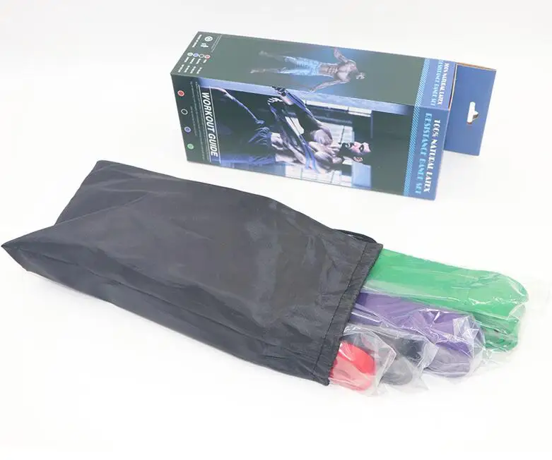 Лидер продаж на Amazon, набор из 4 тренировок с использованием погружных лент для силовых упражнений