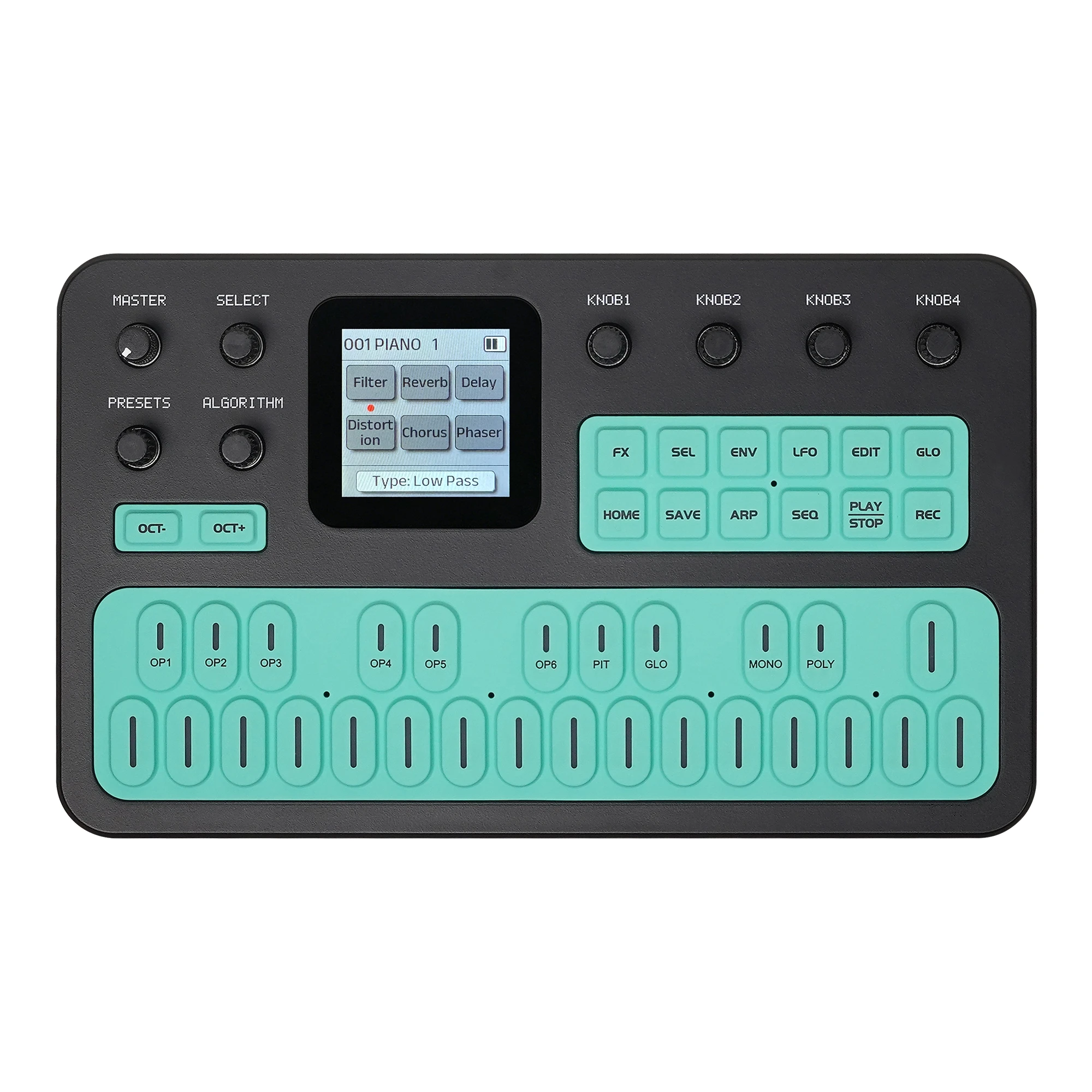 M-VAVE FM-1 Portable Mini FM 6 Operator Desktop Digital Multi