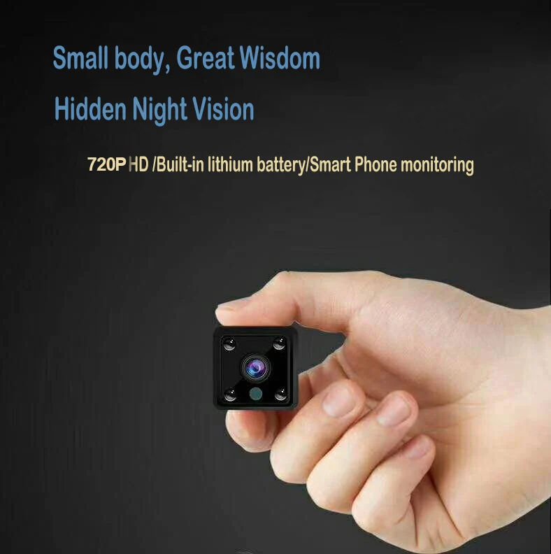 
 1080P Скрытая мини HD камера охранной сигнализации умный дом беспроводной с батарейным питанием с поддержкой Wi-Fi миниатюрный секретные камеры Мини Скрытая Беспроводная cctv 720p  
