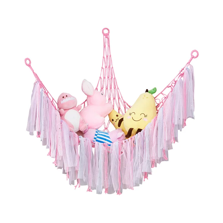 New Handmade Stuffed Animal Hammock Hammock Macrame Toy Hammock Net