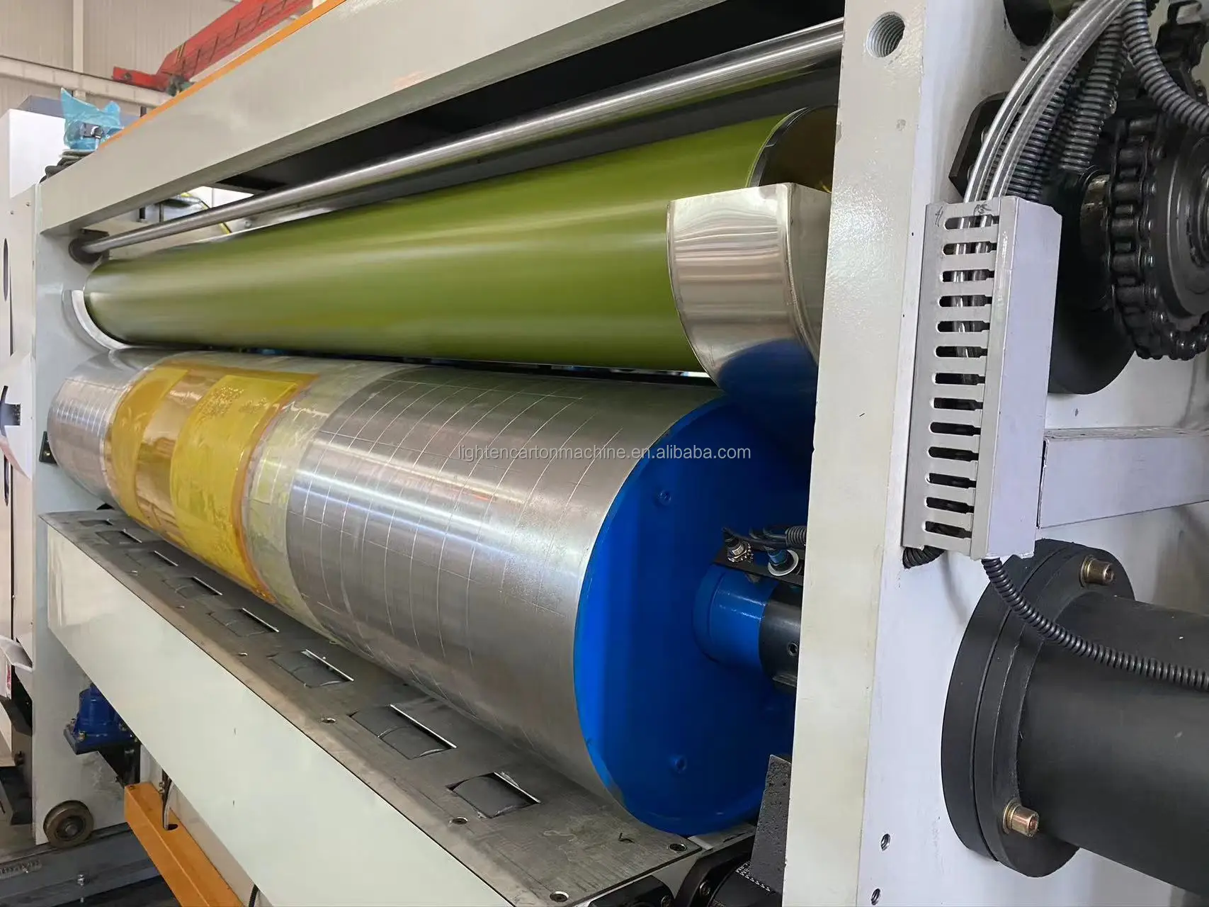 Automatic Carton Pizza Paper Box Making Machine Color Corrugated Box Printing Machine Corrugated Board Flexo Printing Machine