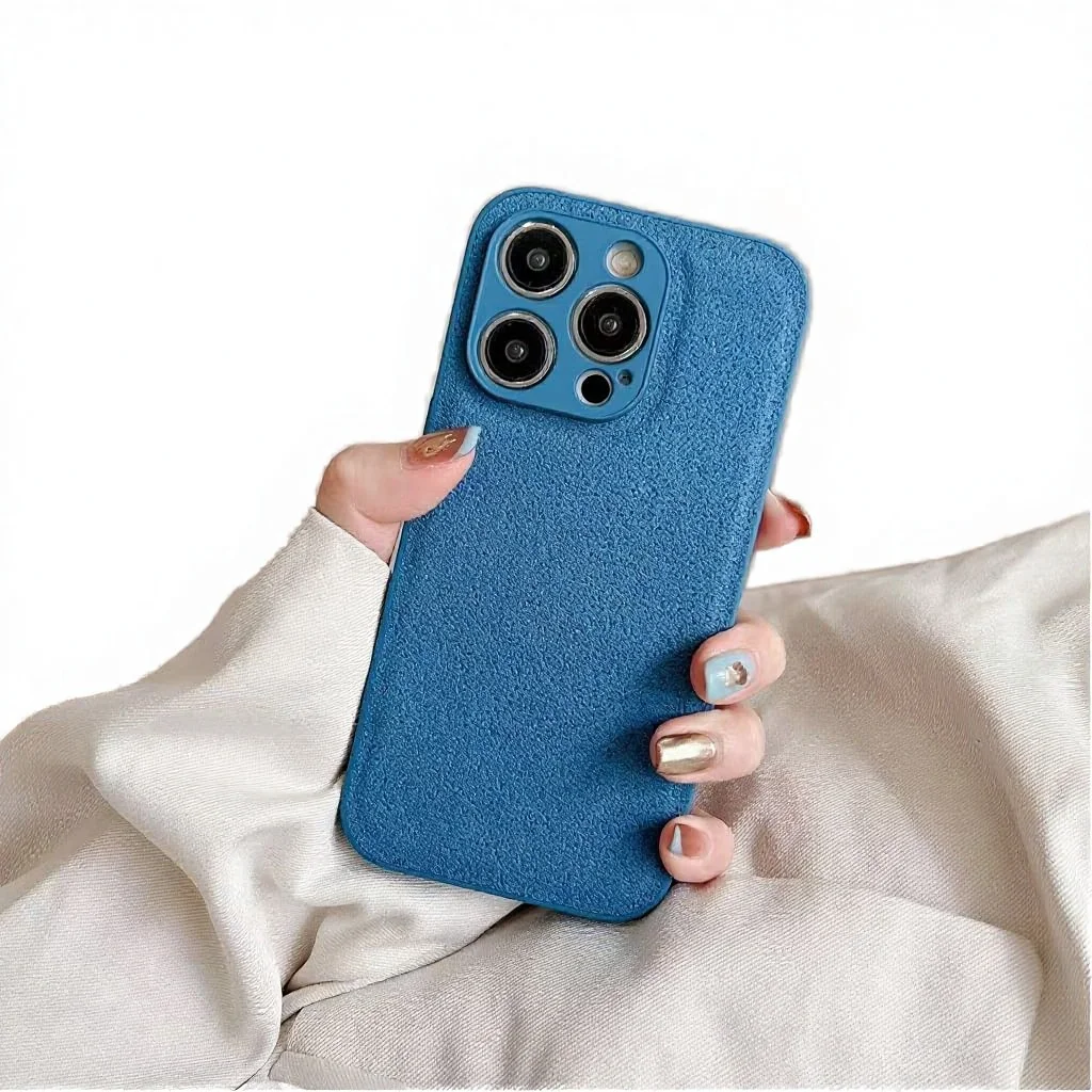 product lychee leather pattern edgeless heat dissipation camera lenses anti fall cover for 16 pro max business design without holder-1