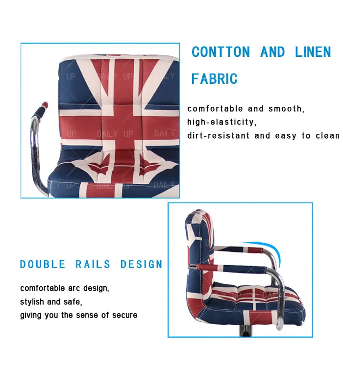 Factory Sale Adjustable High Bar Chair With Armrests And Footrest Low Back Swivel Counter Stool For Home Bar And Kitchen Dining