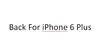 Geri iPhone 6 için artı