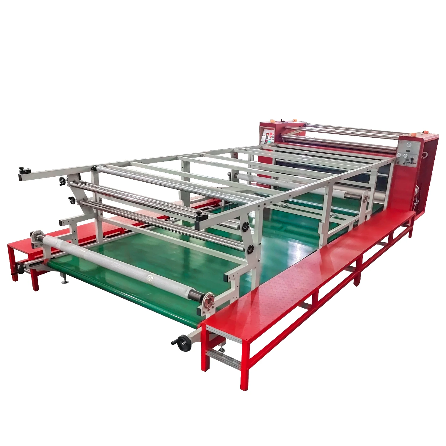 600 mm Roller Sublimation Heat Transfer Machine for Curtains and Bed  Linings Plate Type Heat Press Used for Printing