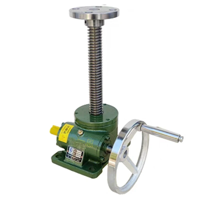 Screw Lift Helical Elevator Worm Gear Hand Crank Small Lifting Platform Steel Third Generation Lean Tube China