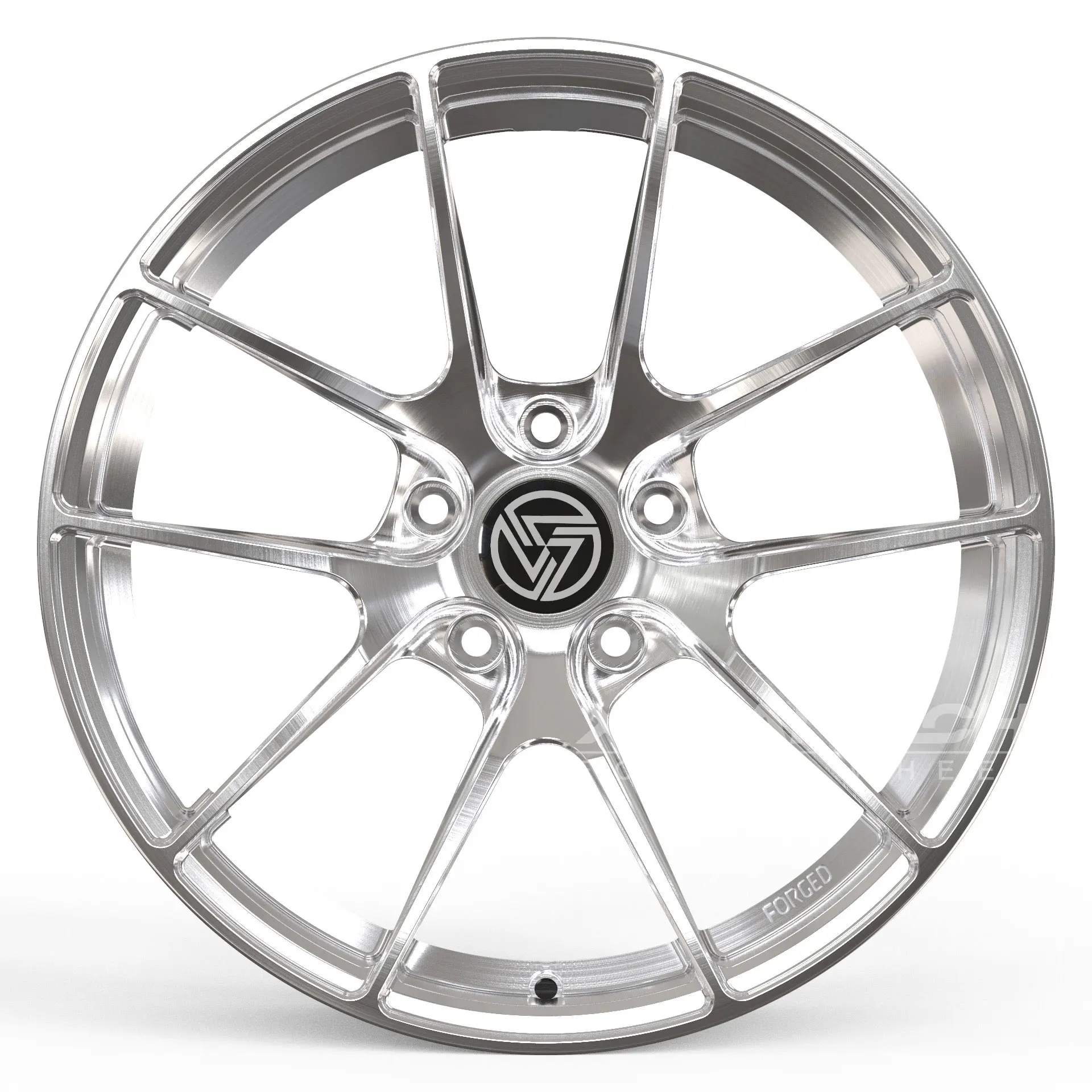 XL Brushed Silver Custom Monoblock Forged Alloy Wheel 5x114.3 5x112 5x120 Luxury Car Wheels for Mercedes-Benz BMW Audi - Image 4