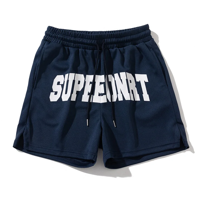 Grousshandel 100% Kotteng Sport Benotzerdefinéiert Oversize Drock Plus Size Summer Männer Casual Sweat Mesh Shorts344_voghion.com