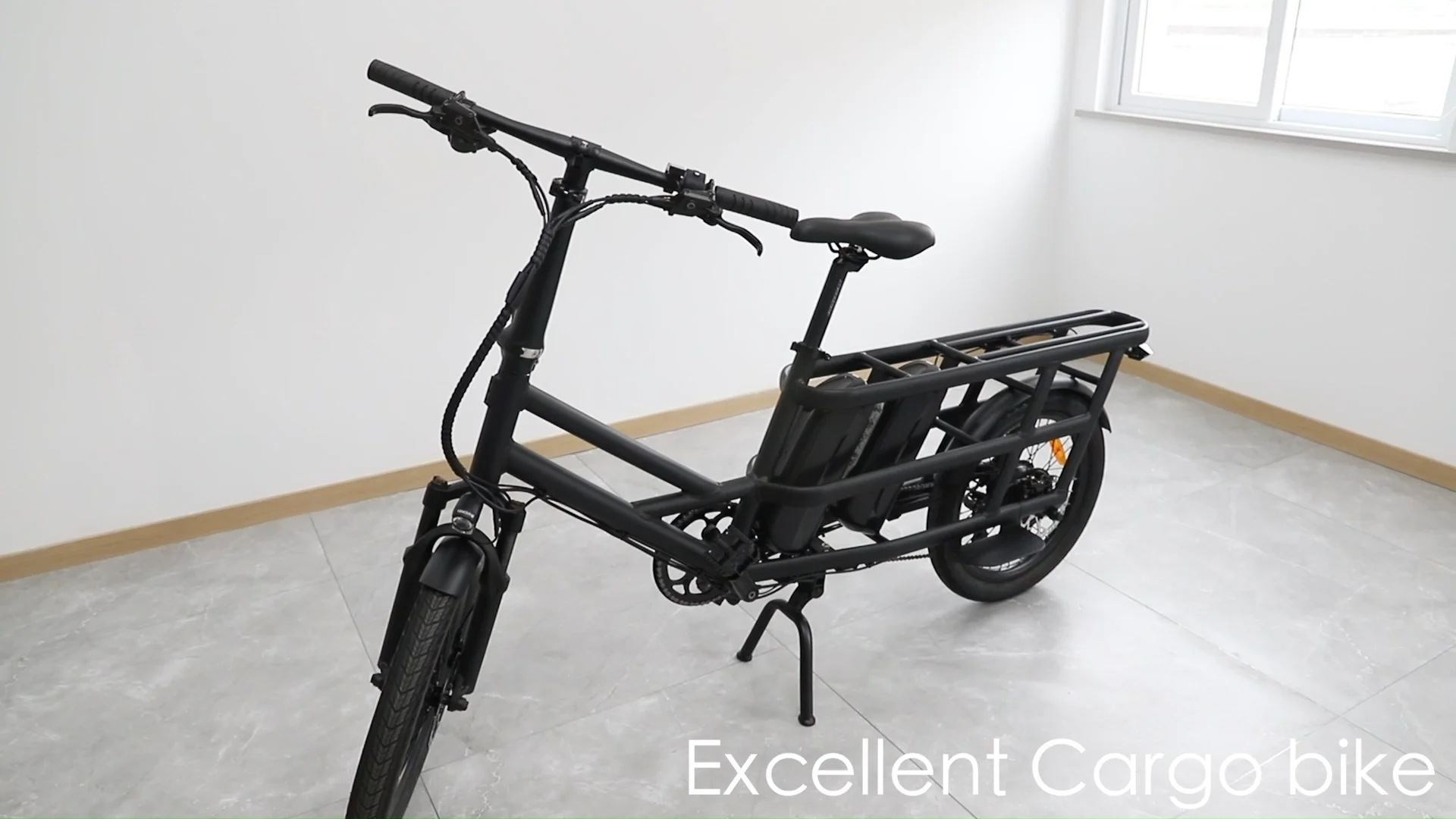 500w 48v Full Suspension Cargo Bike Electric Ebike 2023 Ecargo Family