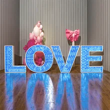 free standing led neon light up letters