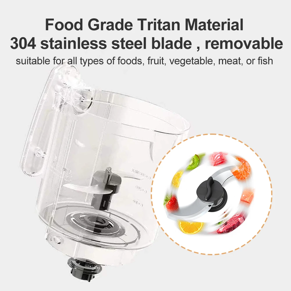 New Multifunction Electric Kitchen Mixer Blender Processor Baby Food Maker Household for Mixing and Chopping Baby Food Processor