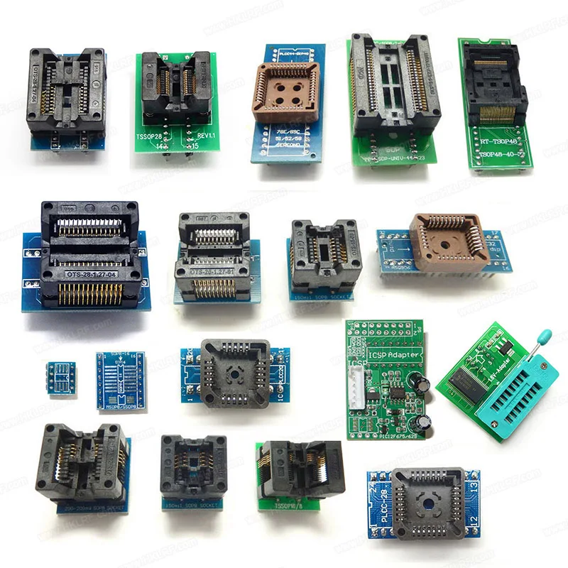 Universal IC Programmer RT809H with 31 Adapters in Stock