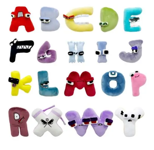 new creative plush alphabet lore letter