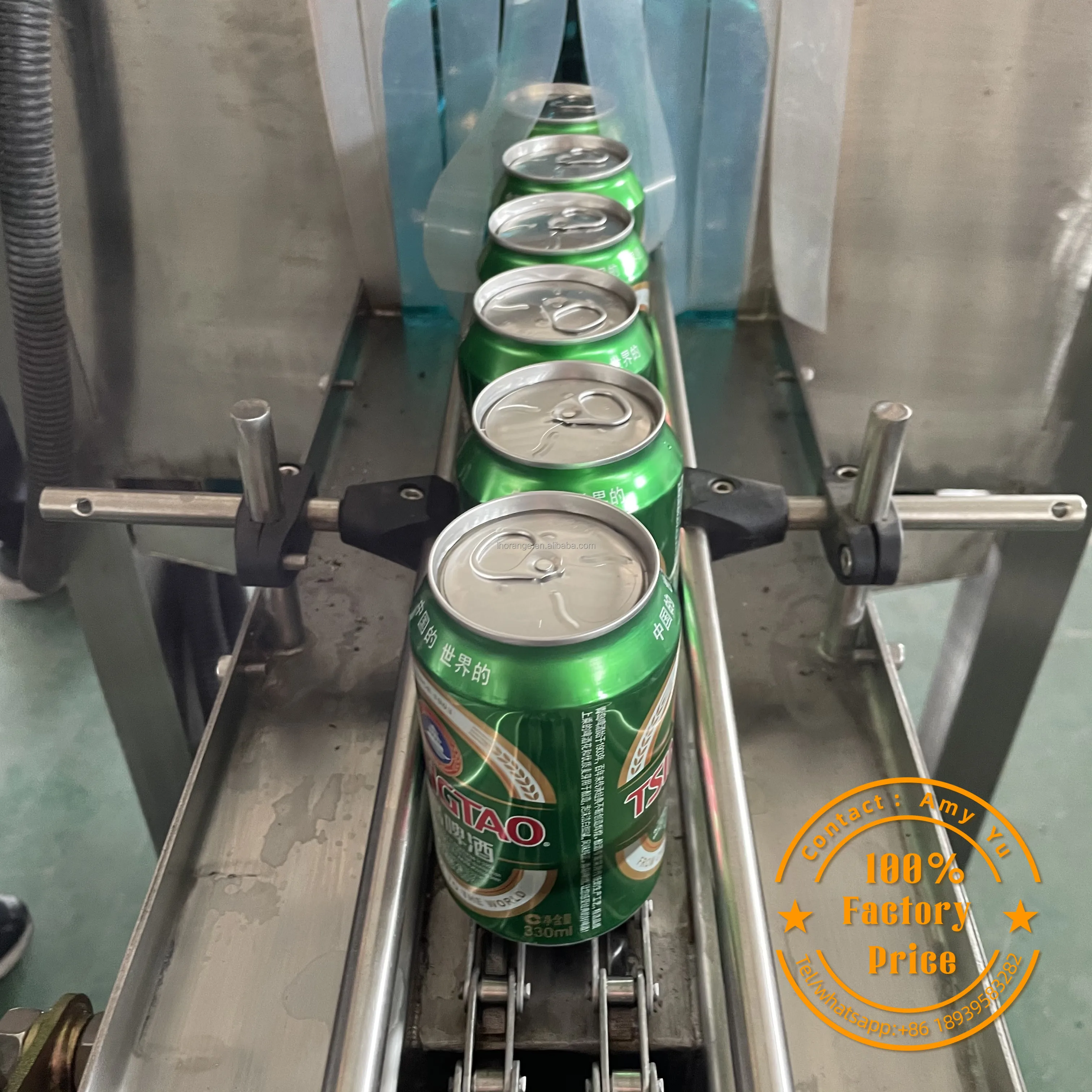 Beer Pasteurizing Tunnel Steam Type Food Pasteurization Machine