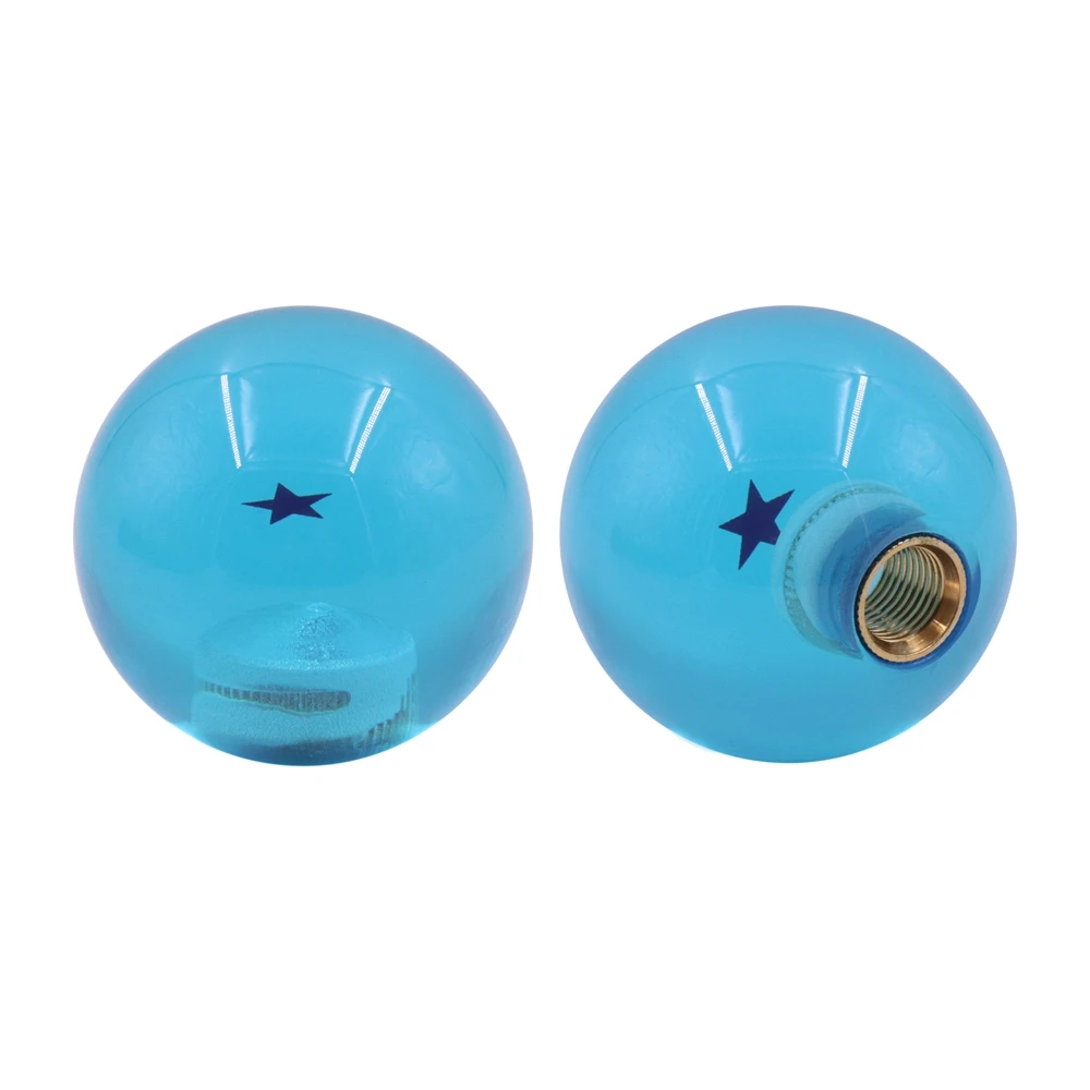 Source High quality Wholesale Promotional Ball Anime shift knob One To  Seven Stars Manual Gear Stick Shifter knob pomo de carro on m.