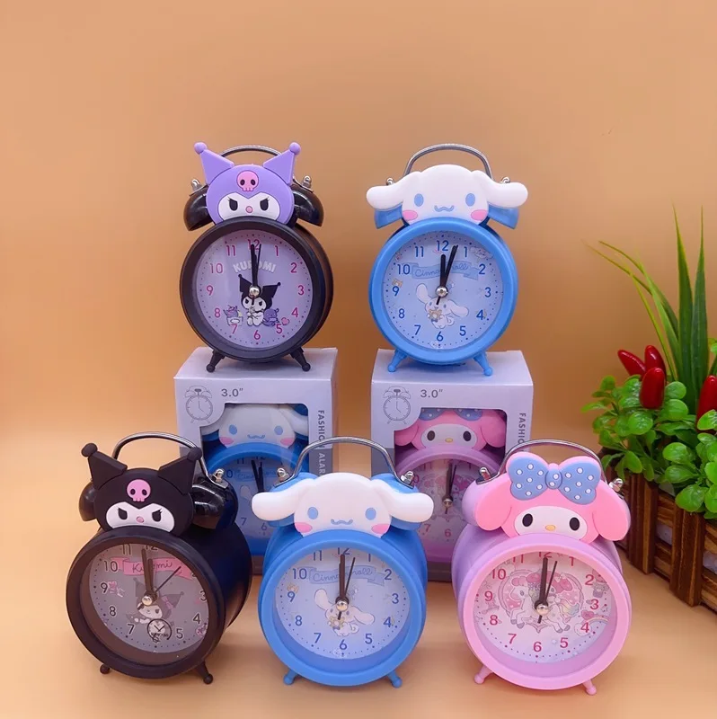 Cinnamoroll Kuromi Student Alarm Clock - Silent Quartz with