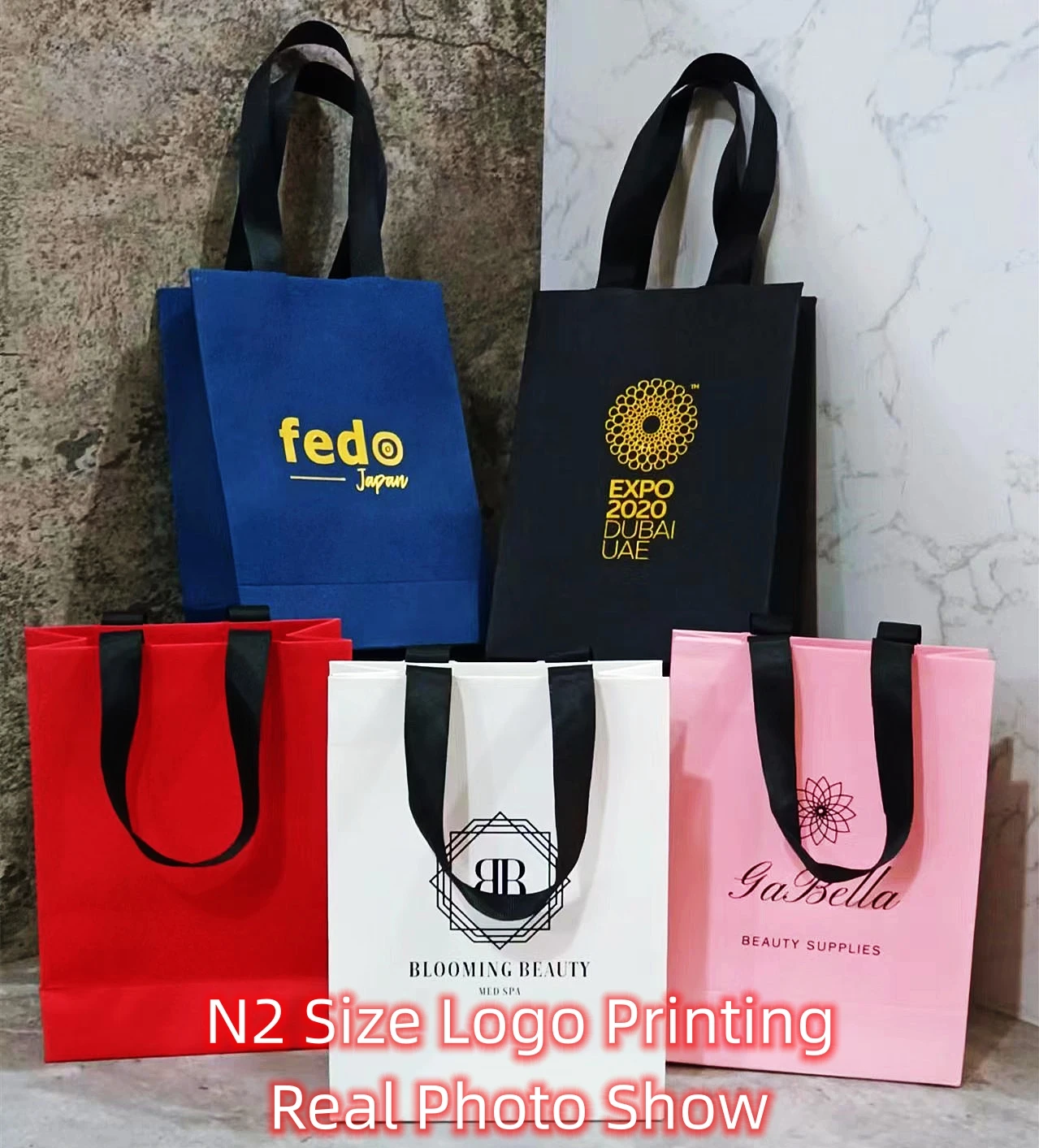 Factory Direct Custom Premium Brown Kraft Large White Shopping Paper Bag with Logo for Clothing Gift Packaging