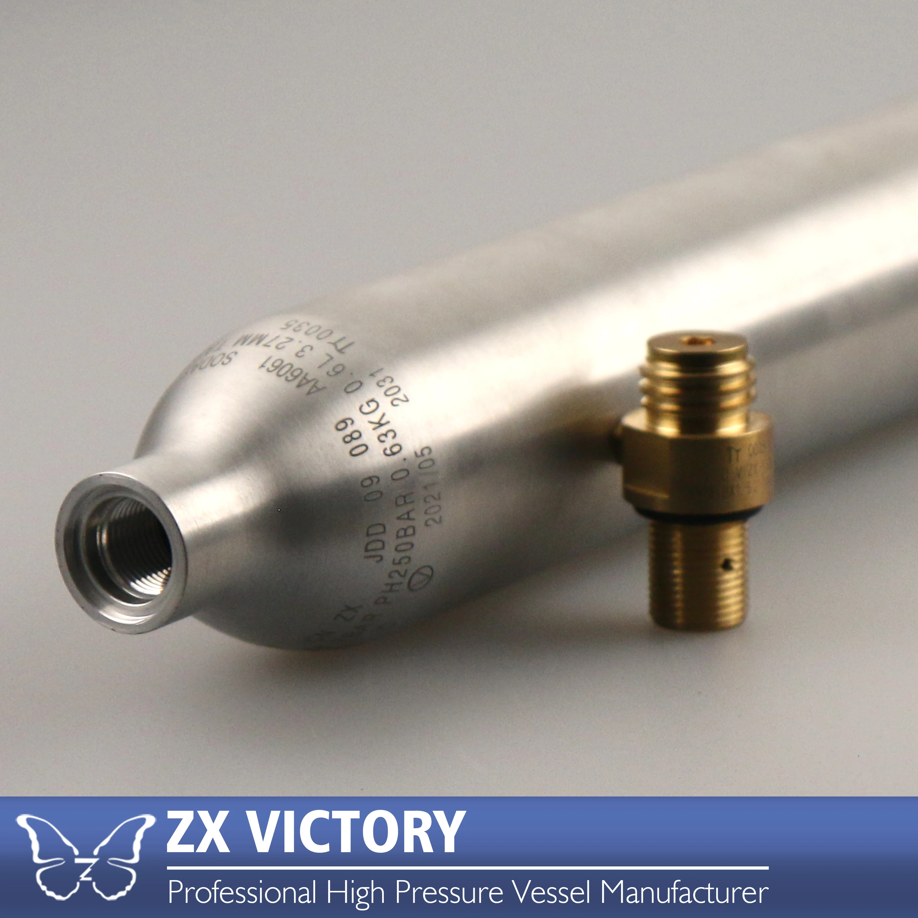0.6L CO2 Cylinder for Carbonator - High Pressure Gas Tank